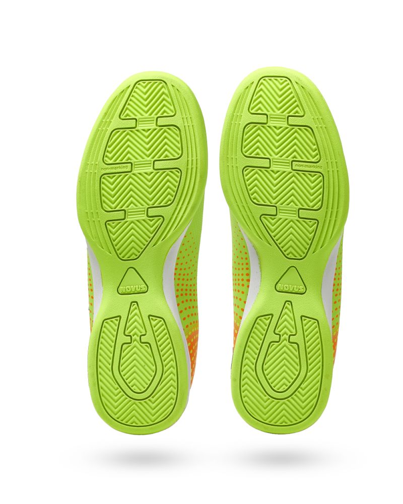Фото Бутсы Novus Indoor салатовые/оранжевые NSB-22 со склада магазина Спортев