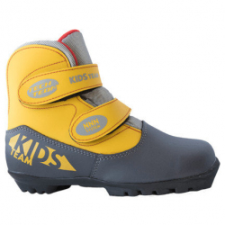 Ботинки лыжные TechTeam Kids NNN серо-желтые