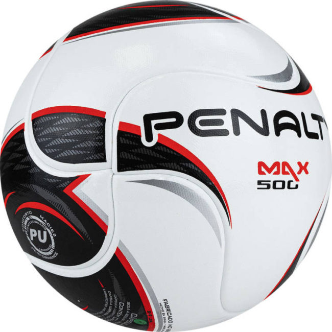 Фото Мяч футзальный Penalty Futsal Max 500 Term XXII №4 белый/красный/черный 5416281160-U со склада магазина Спортев