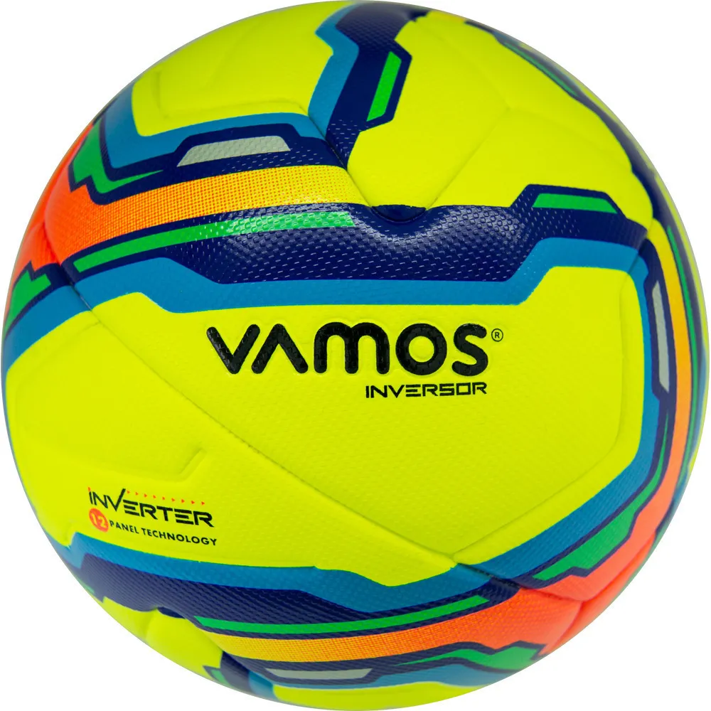 Фото Мяч футбольный Vamos Inversor 12П №5 желтый BV 3256-IST со склада магазина СпортЕВ