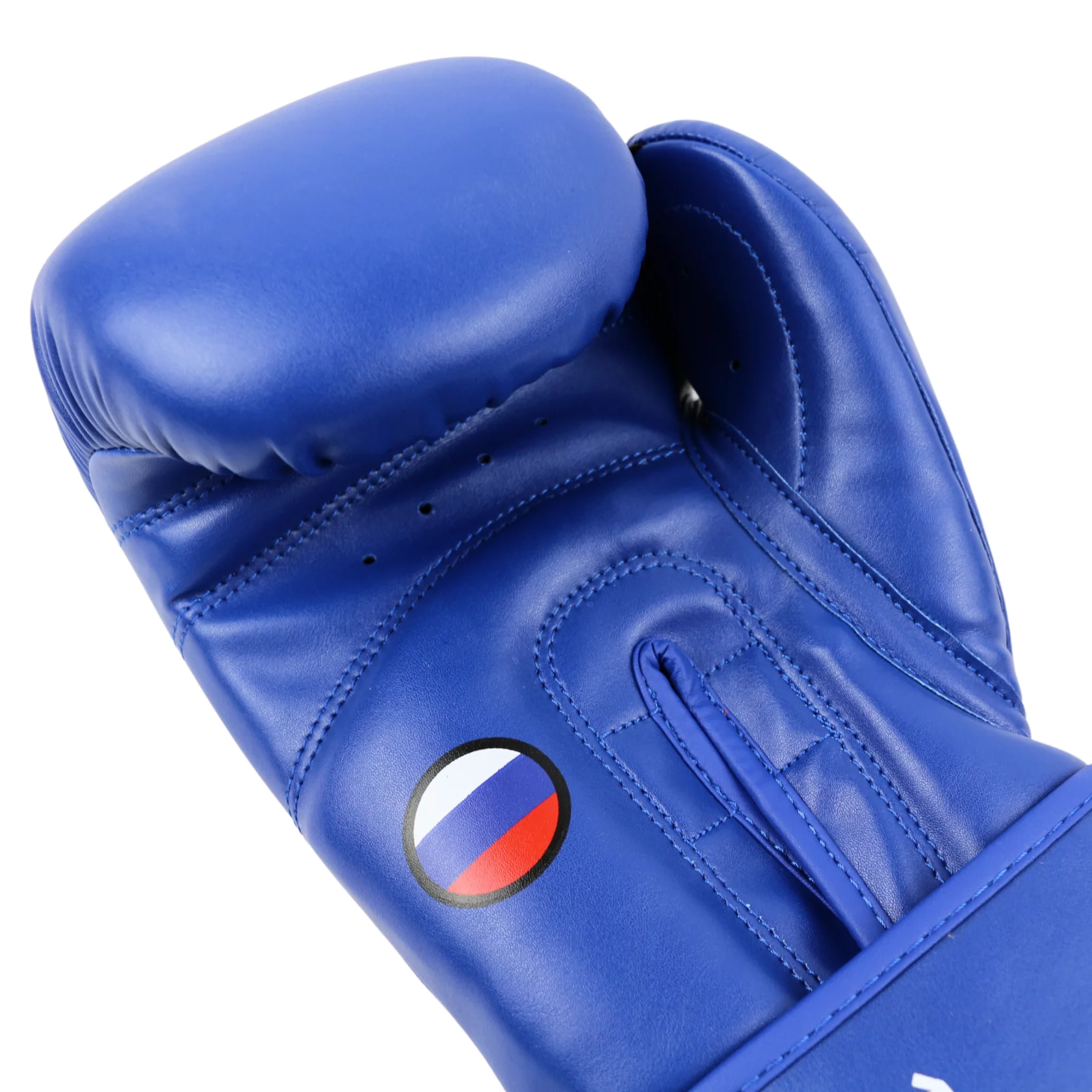 Фото Перчатки боксерские BoyBo Titan кожа, одобрены ФРБ, синие IB-23-1 со склада магазина СпортЕВ