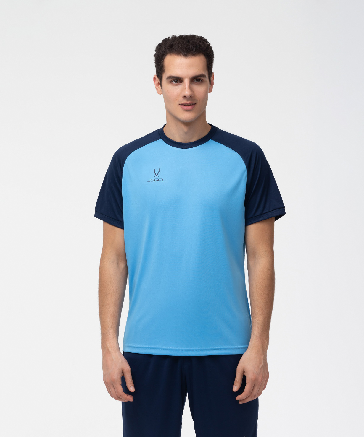 Фото Футболка игровая JOGEL CAMP Reglan Jersey, синий/темно-синий со склада магазина Спортев