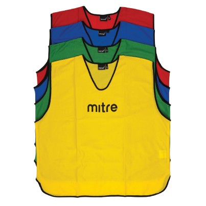 Фото Накидка тренировочная Mitre Sr красная T21503RE1 со склада магазина Спортев