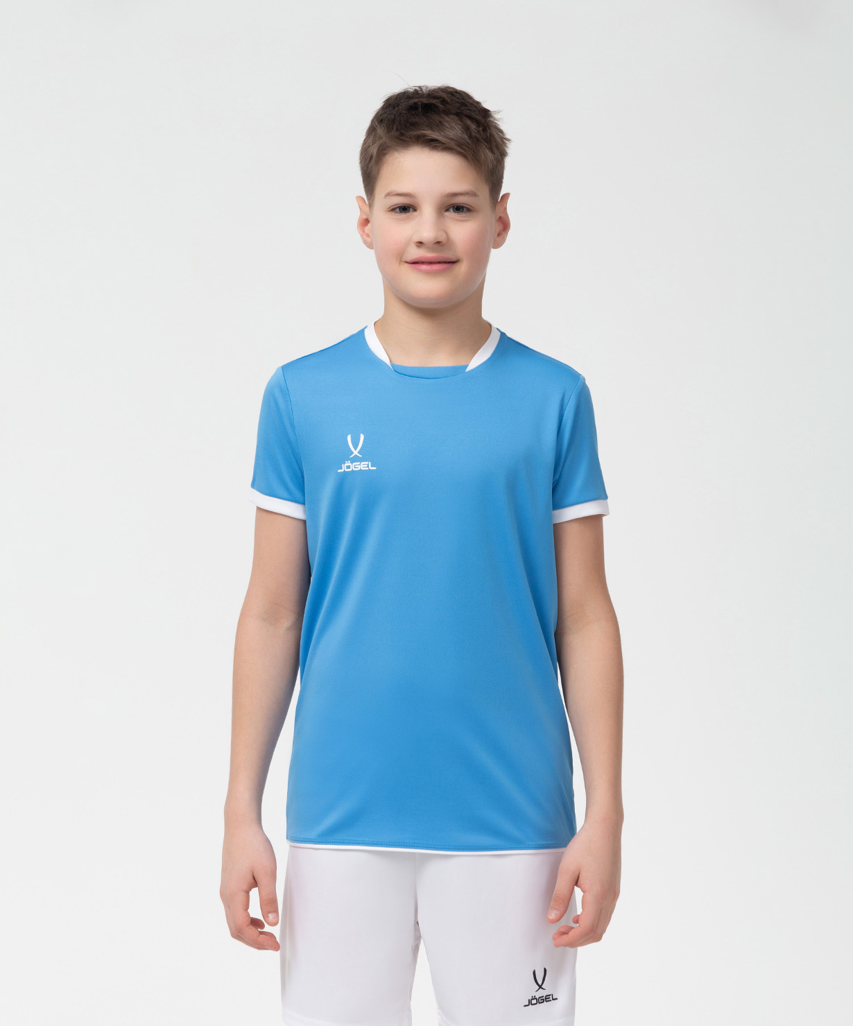 Фото Футболка волейбольная JOGEL CAMP, бирюзовый, детский со склада магазина Спортев