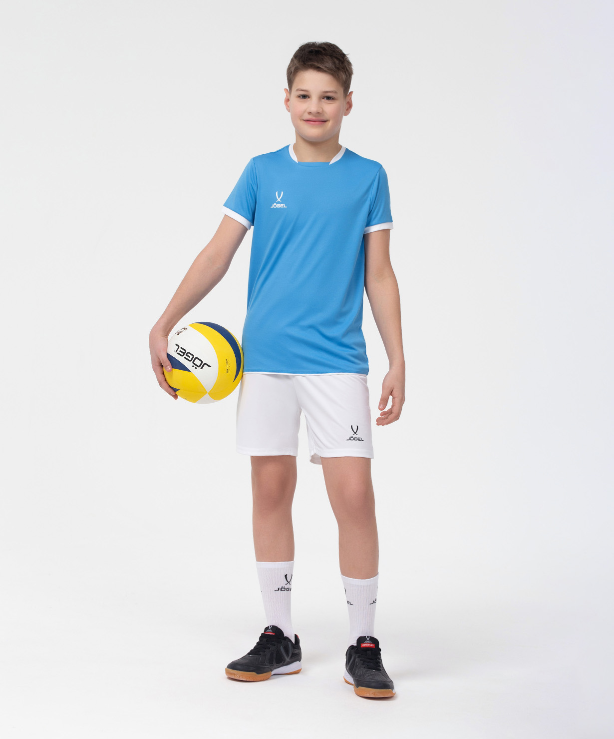 Фото Шорты волейбольные JOGEL CAMP, белый, детский со склада магазина Спортев