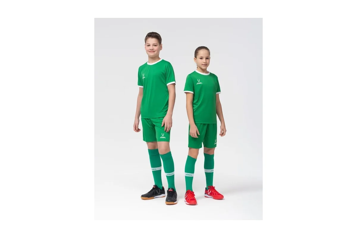 Фото Футболка игровая Jogel Camp Origin Jersey JFT-1020 зеленый/белый 16189/16181 со склада магазина Спортев