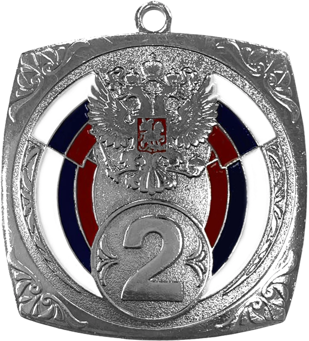 Фото Медаль АТ501 RUS 50х50 мм со склада магазина СпортЕВ