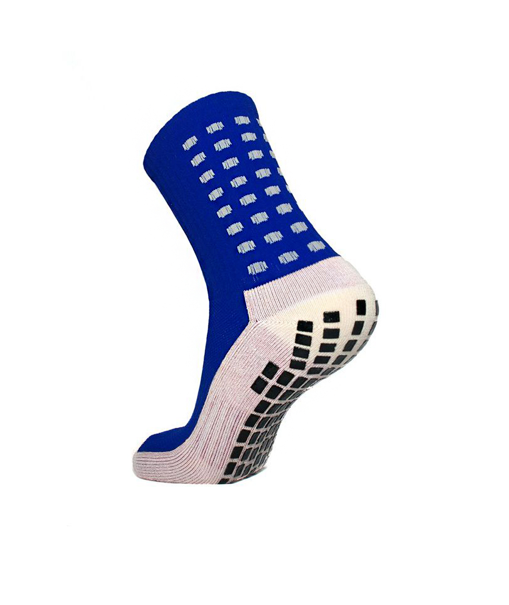 Фото Носки футбольные нескользящие без надписи сине-белые со склада магазина Спортев