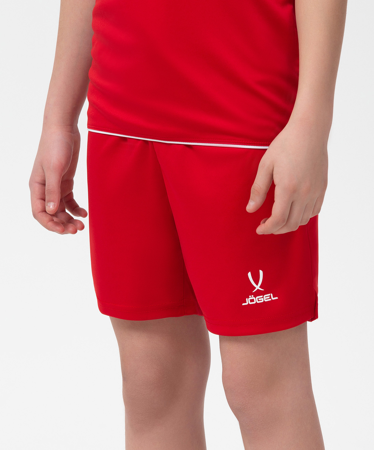 Фото Шорты волейбольные JOGEL CAMP, красный, детский со склада магазина Спортев