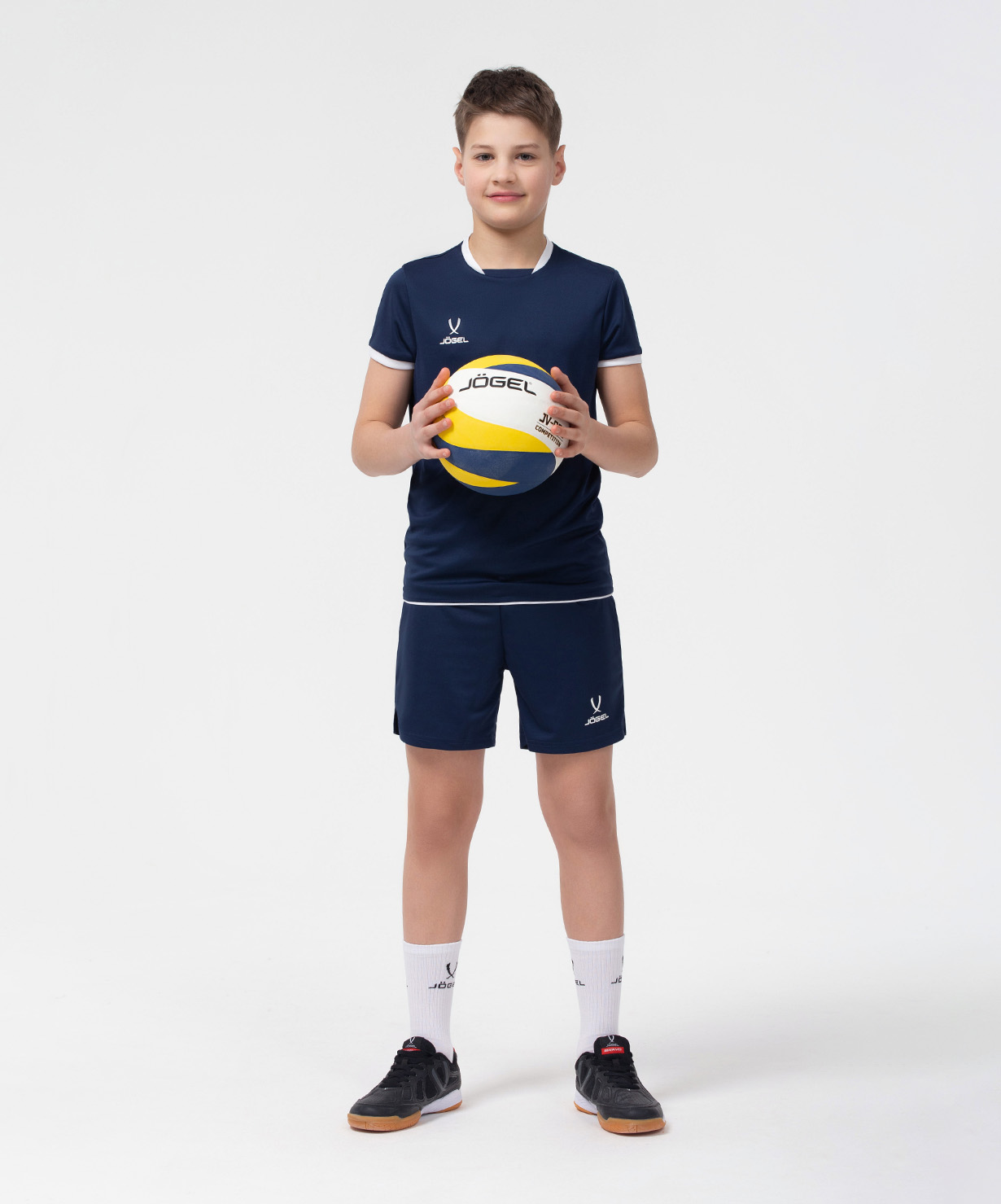 Фото Шорты волейбольные JOGEL CAMP, темно-синий, детский со склада магазина Спортев