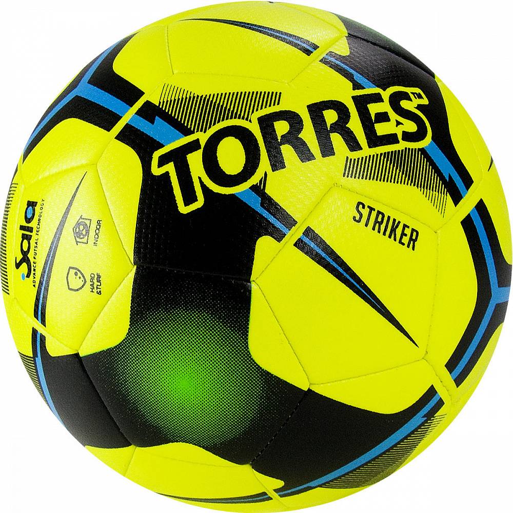 Фото Мяч футзальный Torres Futsal Striker №4 30 п. желтый FS321014 со склада магазина Спортев