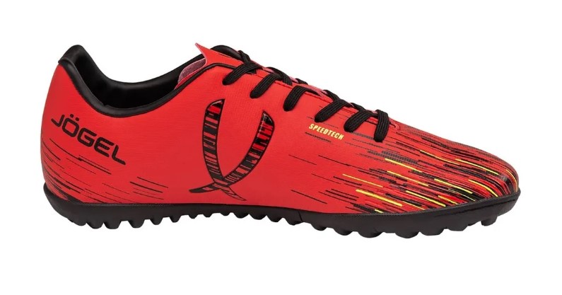 Фото Бутсы Jogel Rapido JSH201 многошиповые красный 15878 со склада магазина Спортев