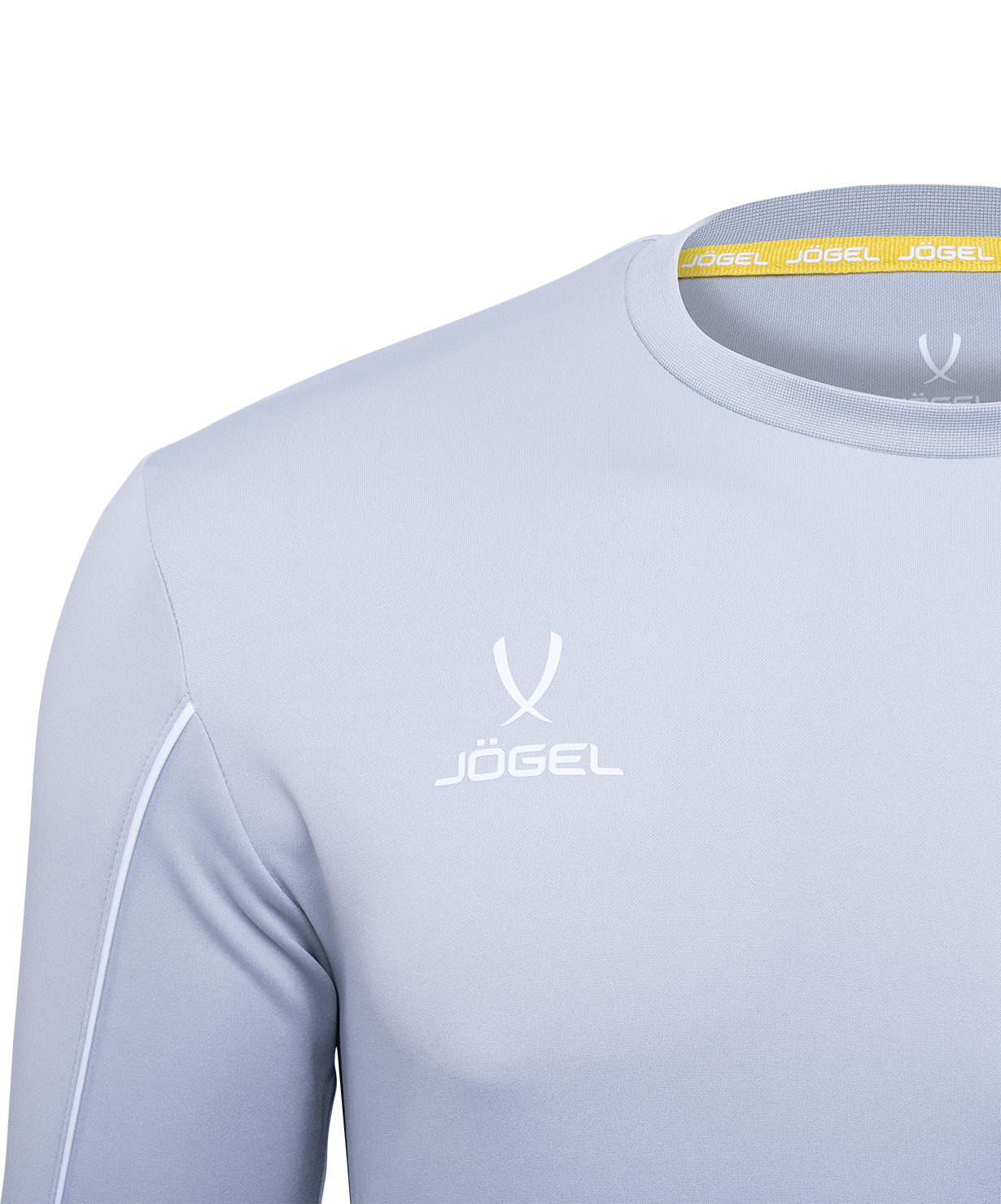 Фото Футболка вратарская JOGEL CAMP GK Padded LS, серый/черный/белый, детский со склада магазина Спортев