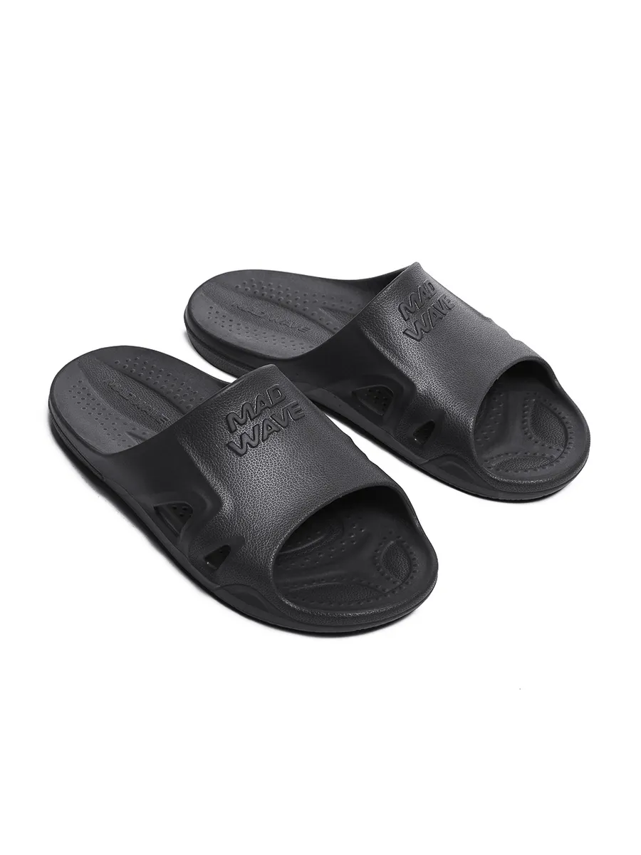 Фото Сланцы Mad Wave Step II мужские черный M0322 03 3 01W со склада магазина Спортев