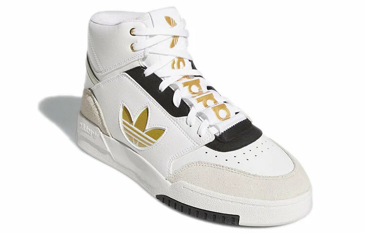 Кроссовки Adidas Drop Step XL белый/золотой GZ1581 Фото Кроссовки Adidas Drop Step XL белый/золотой GZ1581 со склада магазина Спортев