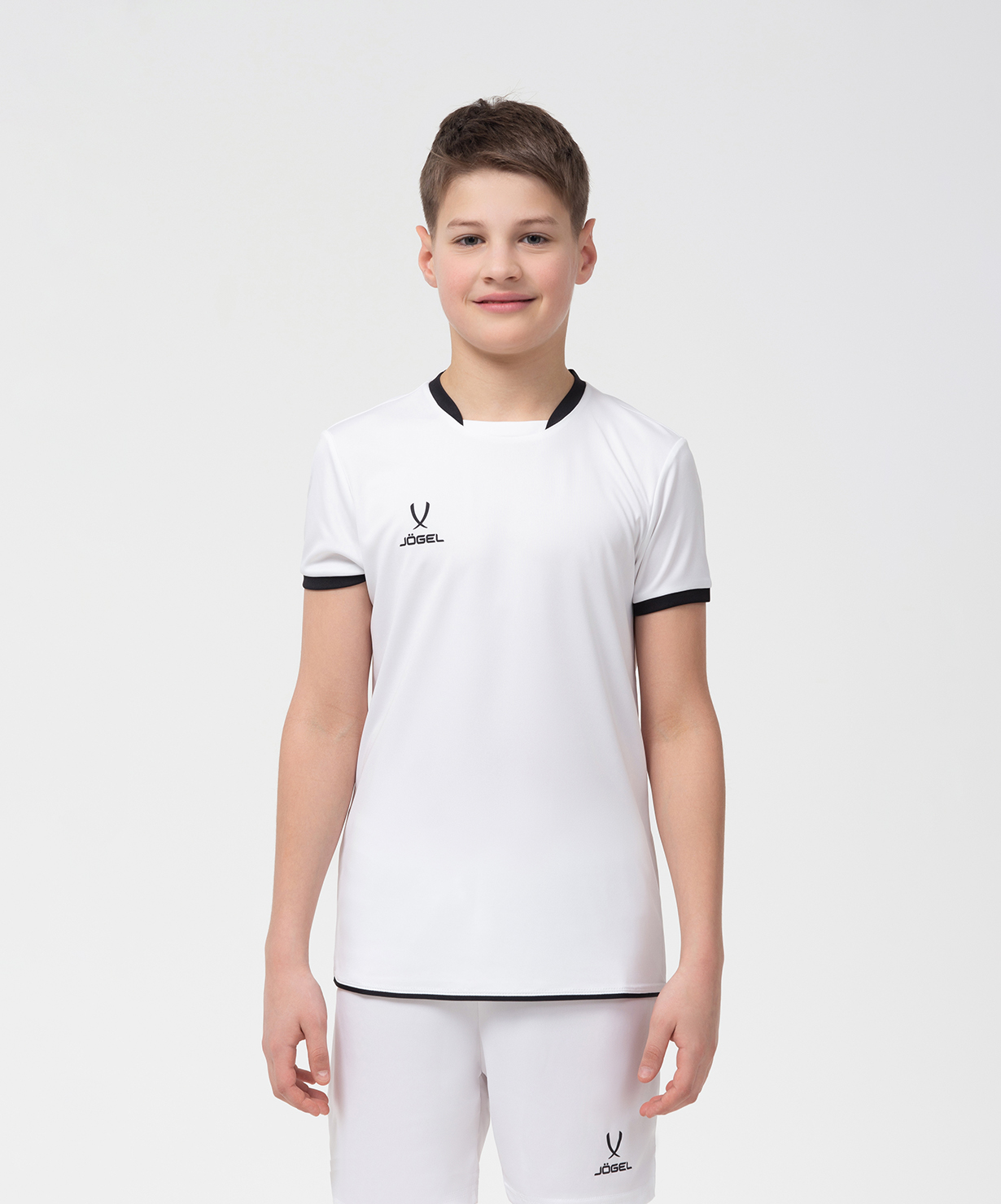 Фото Футболка волейбольная JOGEL CAMP, белый, детский со склада магазина Спортев
