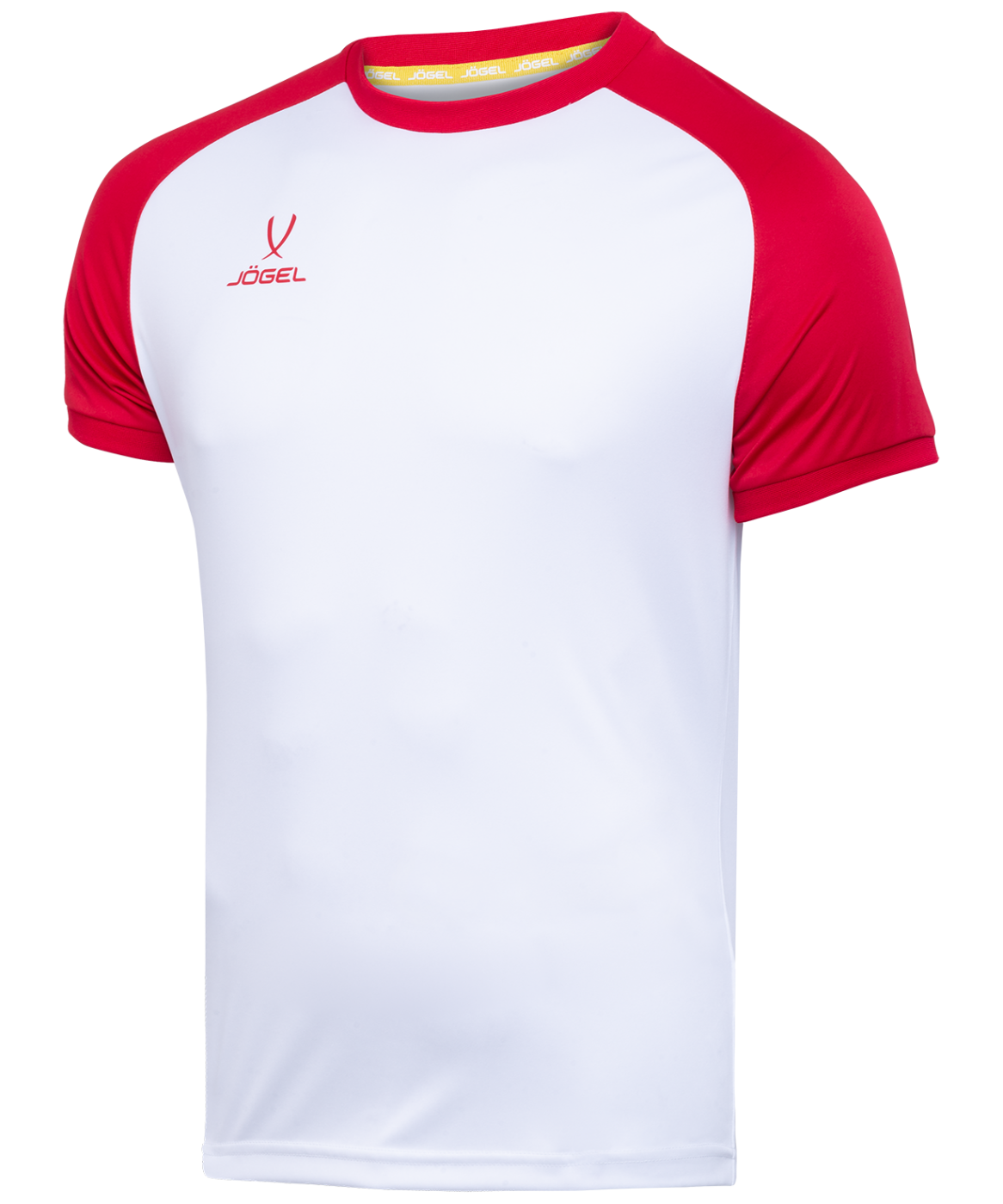 Фото Футболка игровая JOGEL CAMP Reglan Jersey, белый/красный, детский со склада магазина Спортев