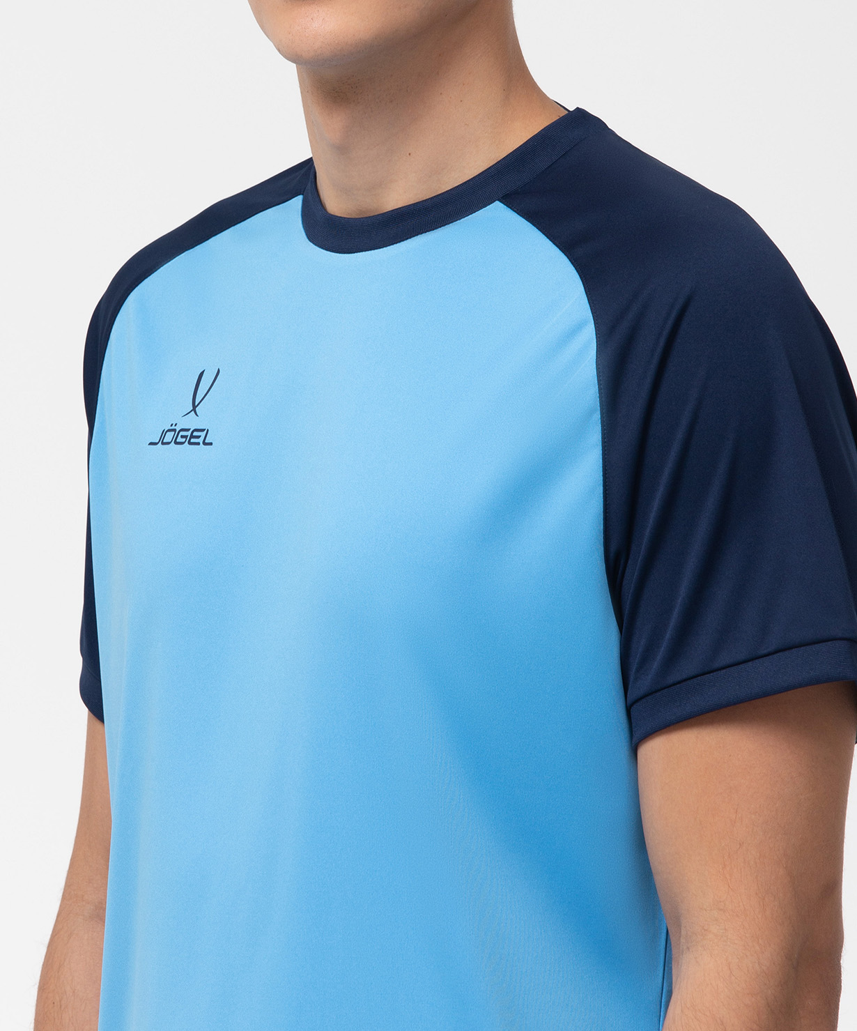 Фото Футболка игровая JOGEL CAMP Reglan Jersey, синий/темно-синий со склада магазина Спортев