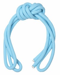 Скакалка гимнастическая утяж. Indigo 3 м 180 г голубая SM-123