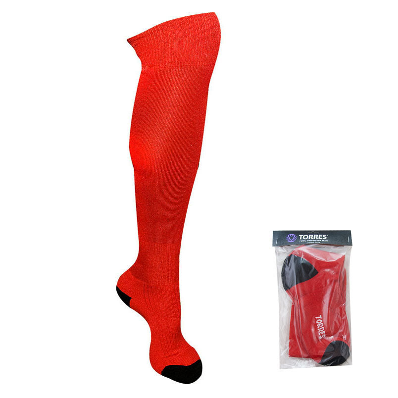 Фото Гетры футбольные Torres Sport Team красные FS1108-04-42-44 со склада магазина Спортев