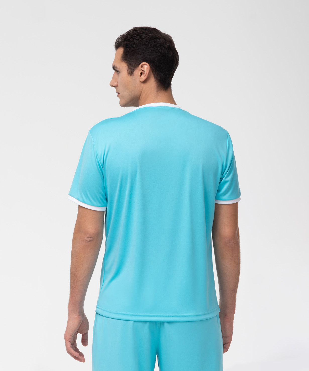 Фото Футболка футбольная JOGEL CAMP Origin, бирюзовый/белый со склада магазина Спортев