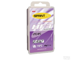 Парафин/мазь скольжения Sprint Pro HF-3 -3..-8°С фиолетовый 60 г 9864