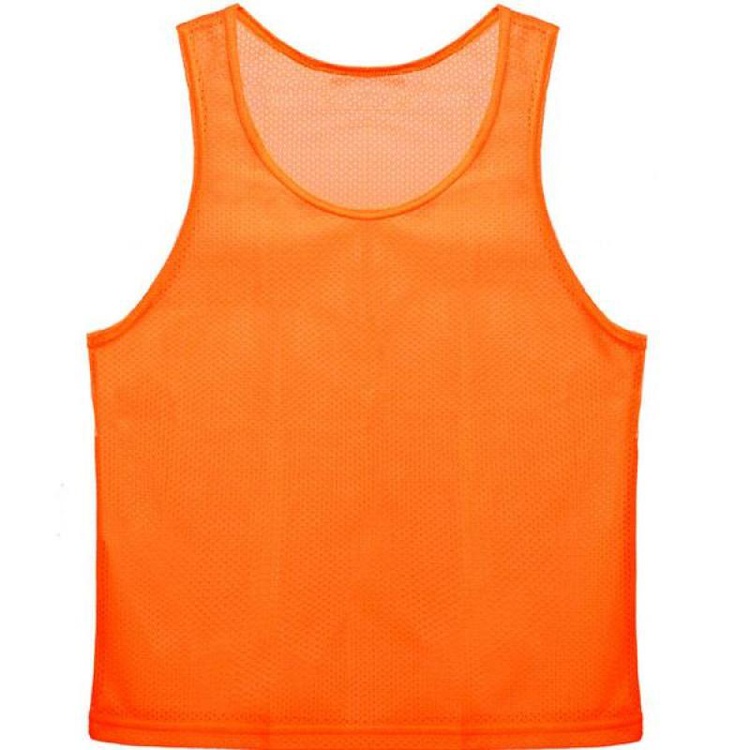 Фото Манишка односторонняя сетчатая Light малыш оранжевая МСМ-О со склада магазина Спортев