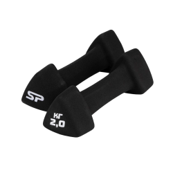 Гантели неопреновые 2 кг х 2 шт Espado ES1118ED черные 8003