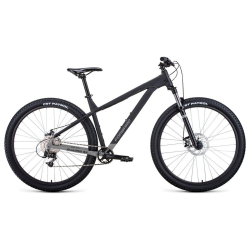 Велосипед Forward Quadro SX 29 (2026) матовый черный/ матовый св.серый