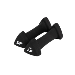 Гантели неопреновые 1 кг х 2 шт Espado ES1118ED черные 8003