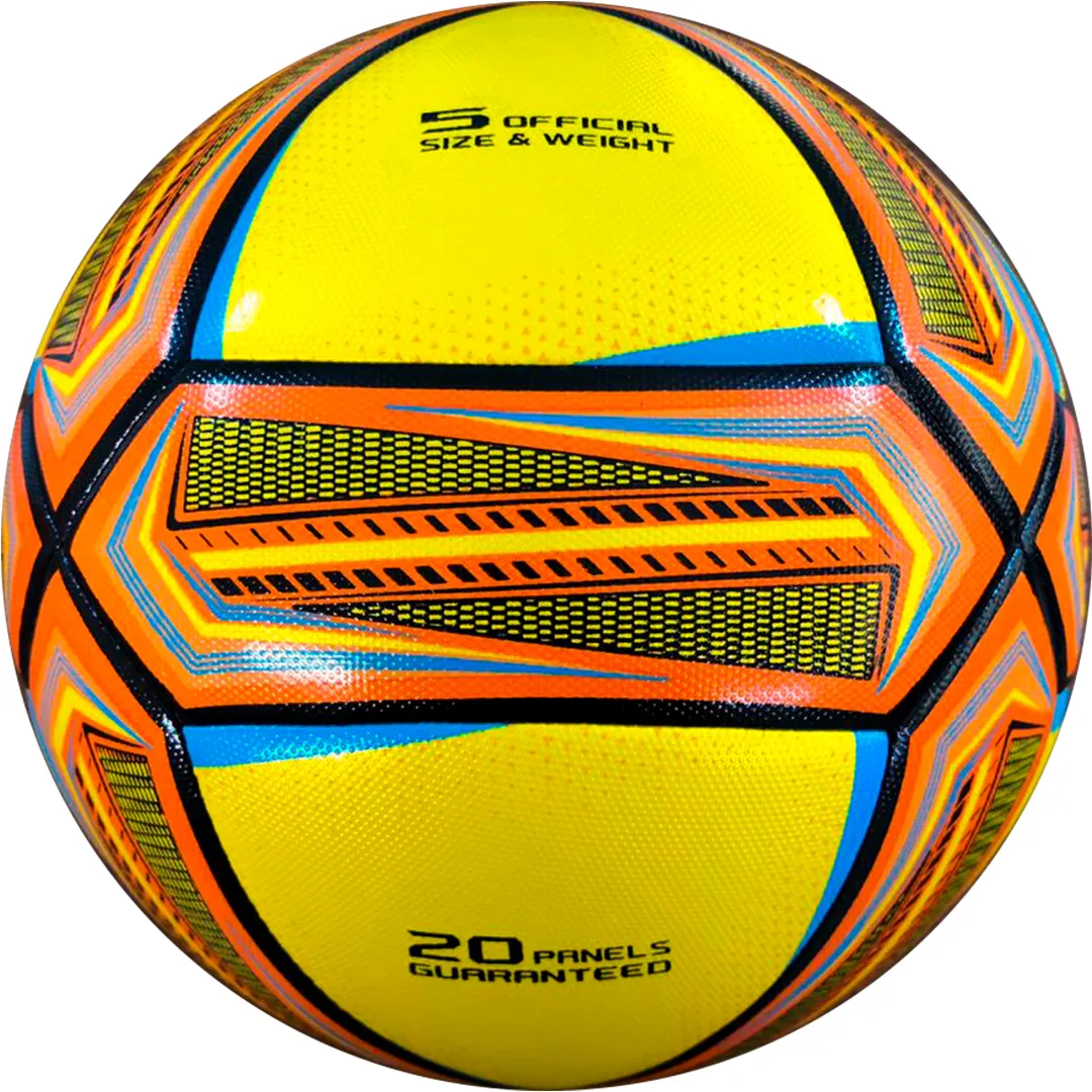 Фото Мяч футбольный Vamos Campo Pro Plus 20П №5 желтый BV 1064-WCP со склада магазина СпортЕВ