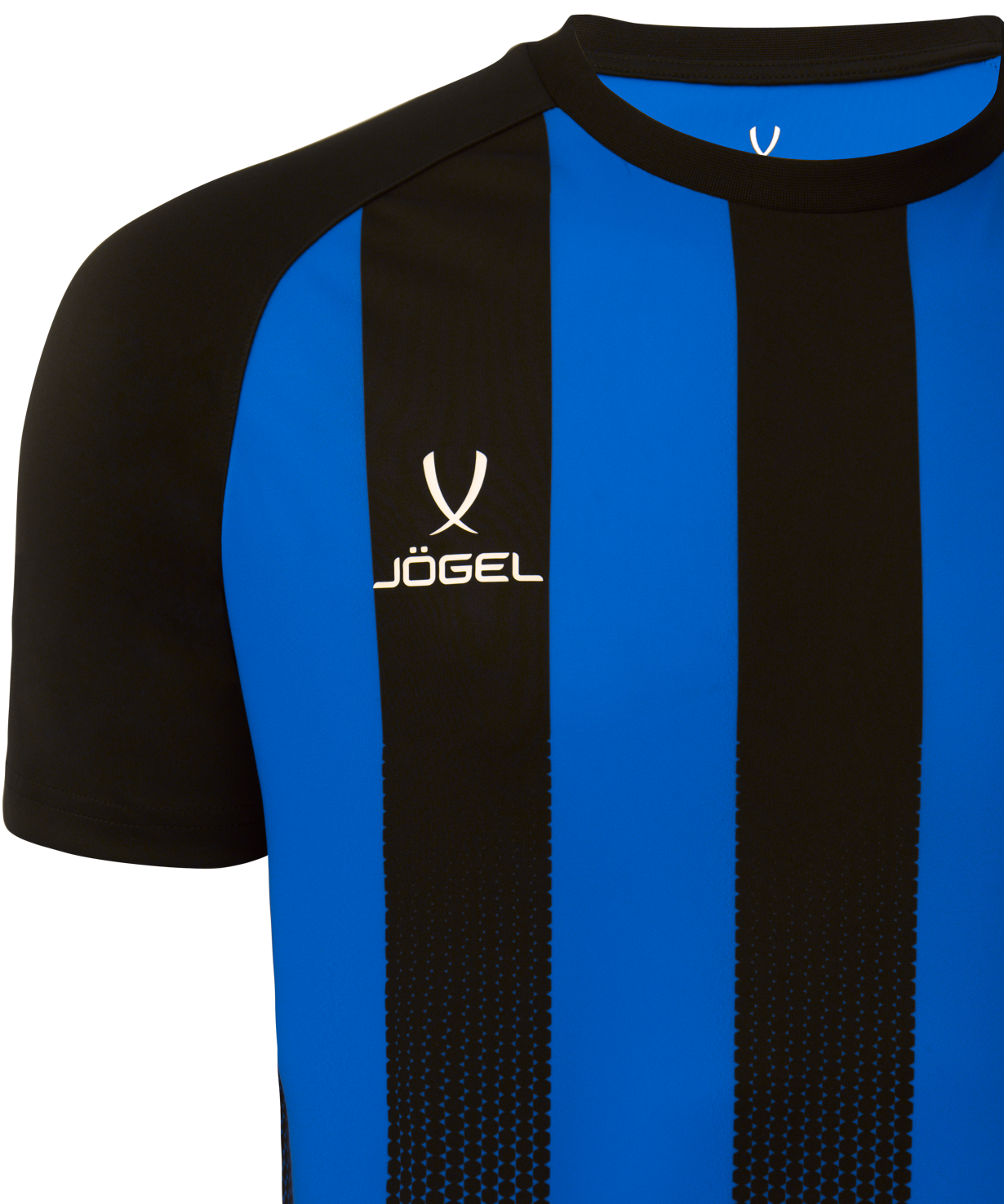 Фото Футболка игровая JOGEL CAMP Striped Jersey, синий/черный, детский со склада магазина Спортев