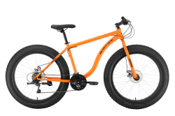 Велосипед Black One Monster 26 D (2022) оранжевый/черный/черный