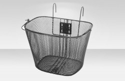 Велокорзина JL-045-1 передняя навесная на руль с крепл. для 28" черн. 270042 Велокорзина JL-045-1 передняя навесная на руль с крепл. для 28" черн. 270042