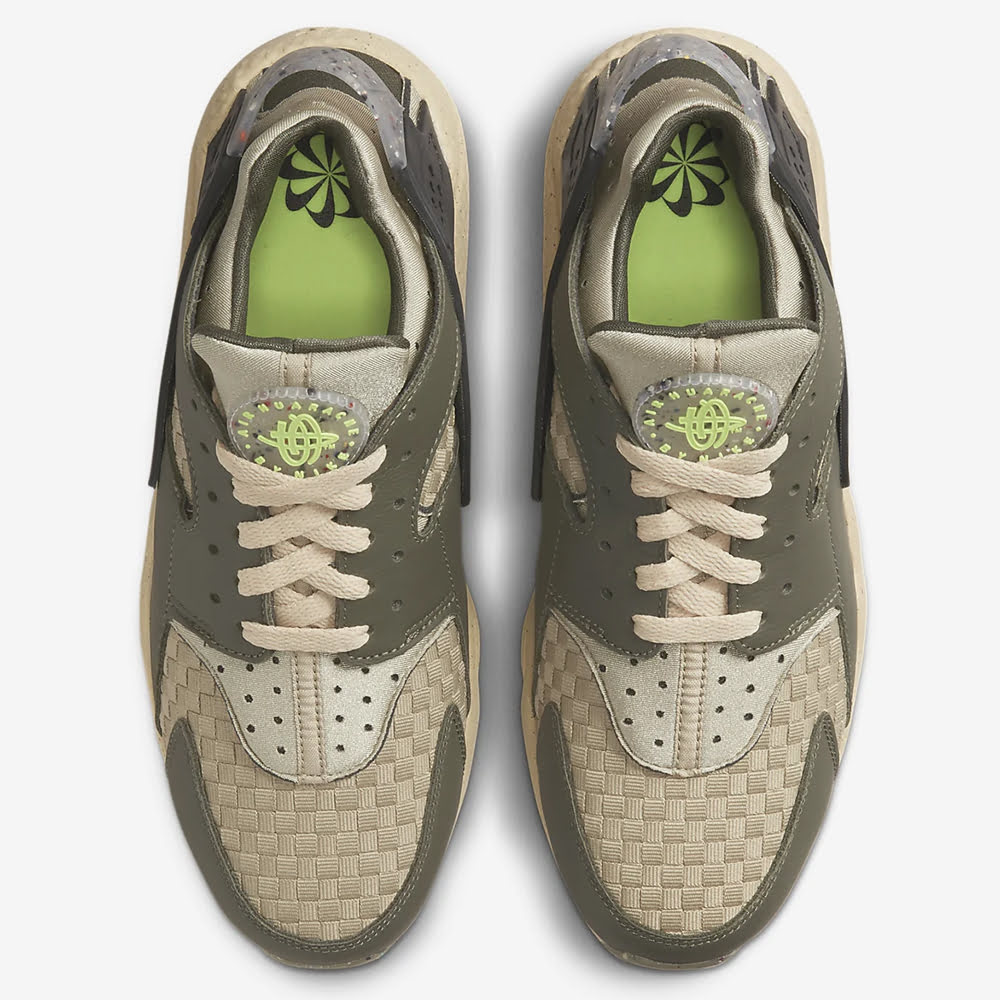 Фото Кроссовки Nike Air Huarache Crater PRM хаки DM0863-300 со склада магазина Спортев