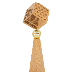 Приз DR 06201 (дерево, пластик, H-380мм)