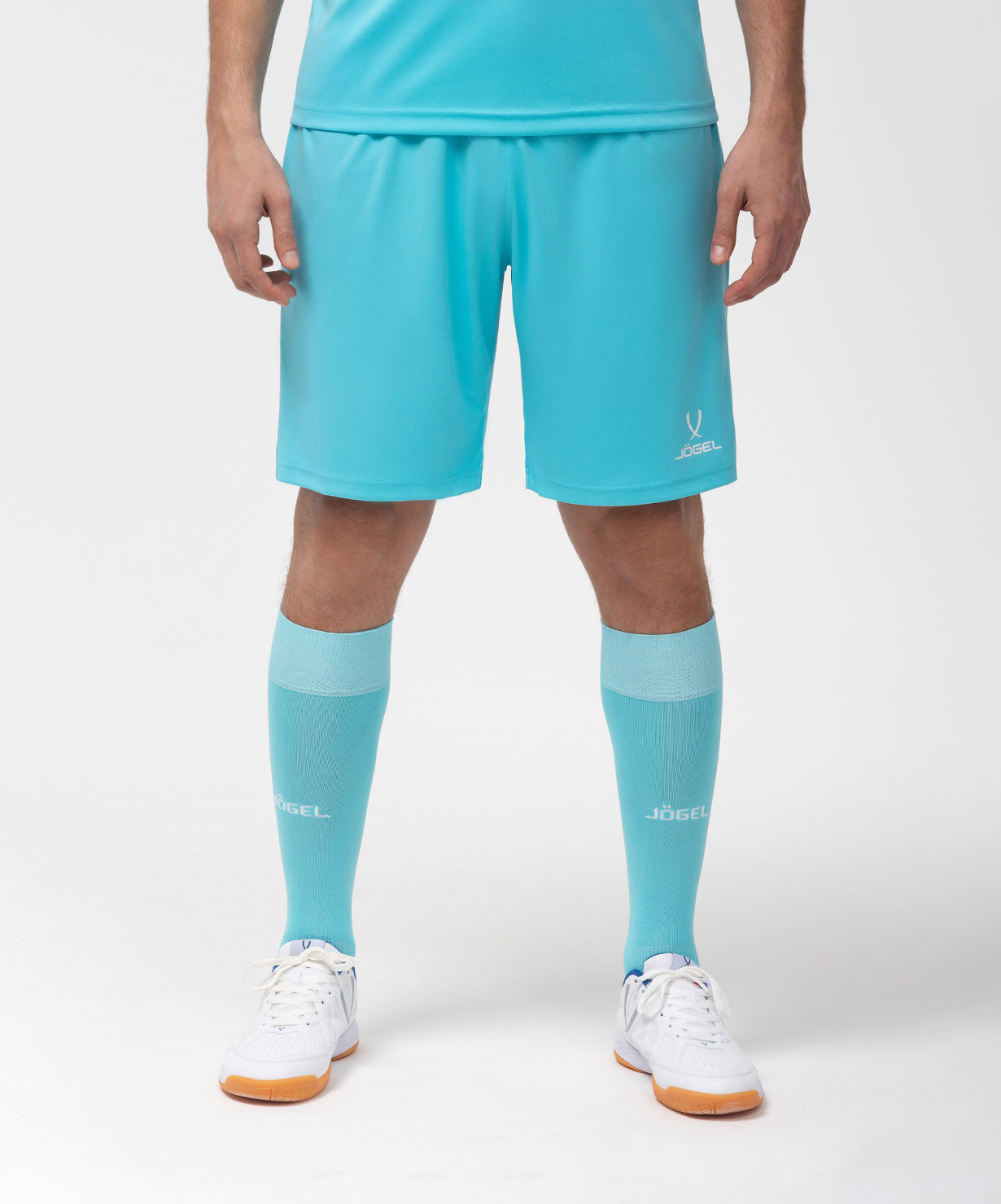 Фото Шорты игровые JOGEL CAMP Classic Shorts, бирюзовый/белый со склада магазина Спортев