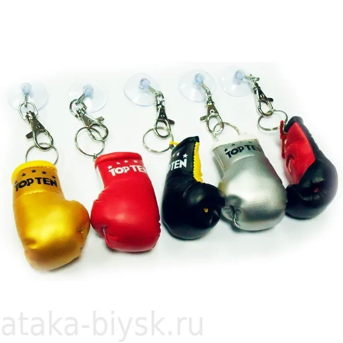 Фото Брелок Top Ten боксерская перчатка черн/красный со склада магазина Спортев