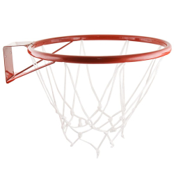 Кольцо баскетбольное №7 с упором и сеткой d=450 мм