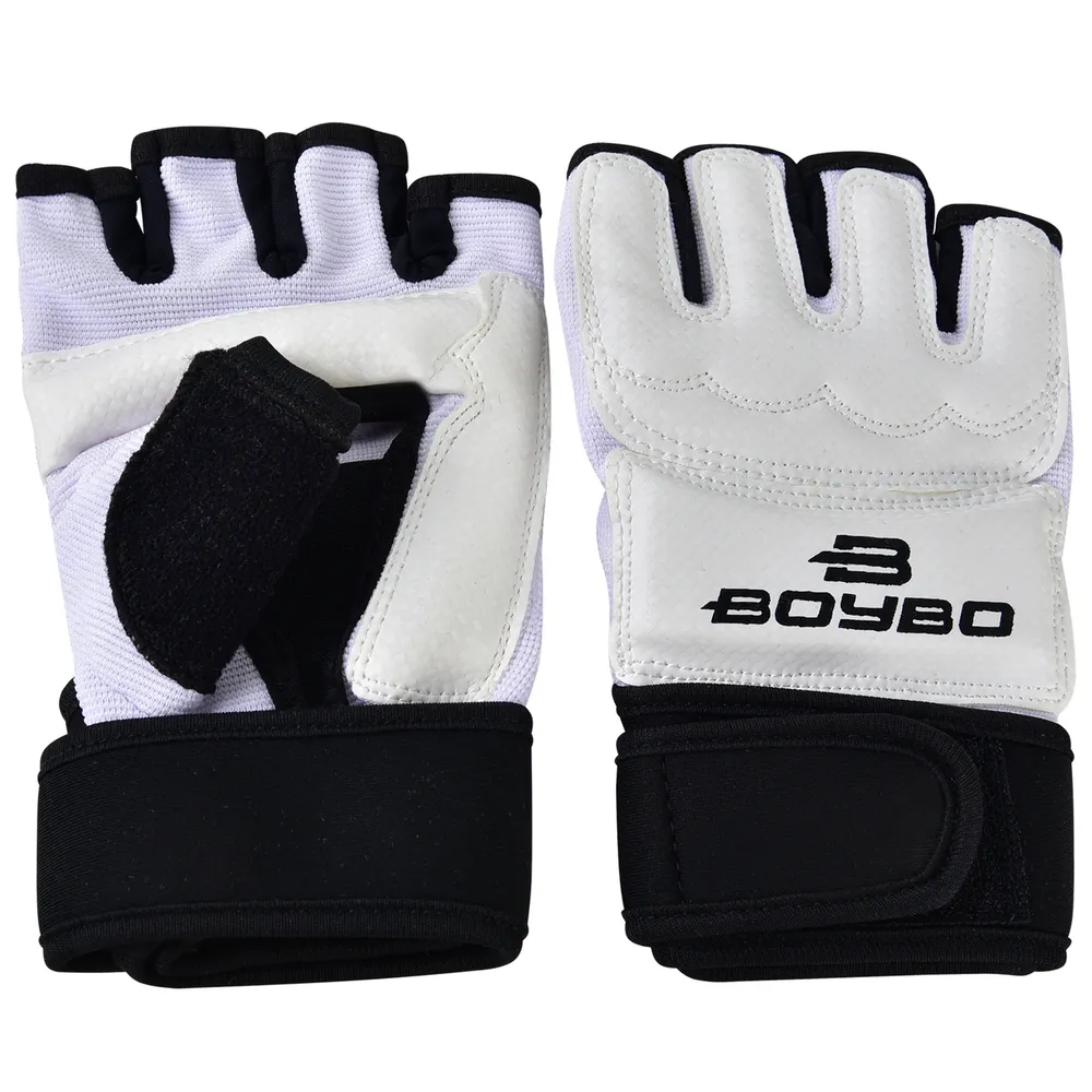 Фото Перчатки тхэквондо BoyBo WTF с фиксацией 0146 со склада магазина Спортев